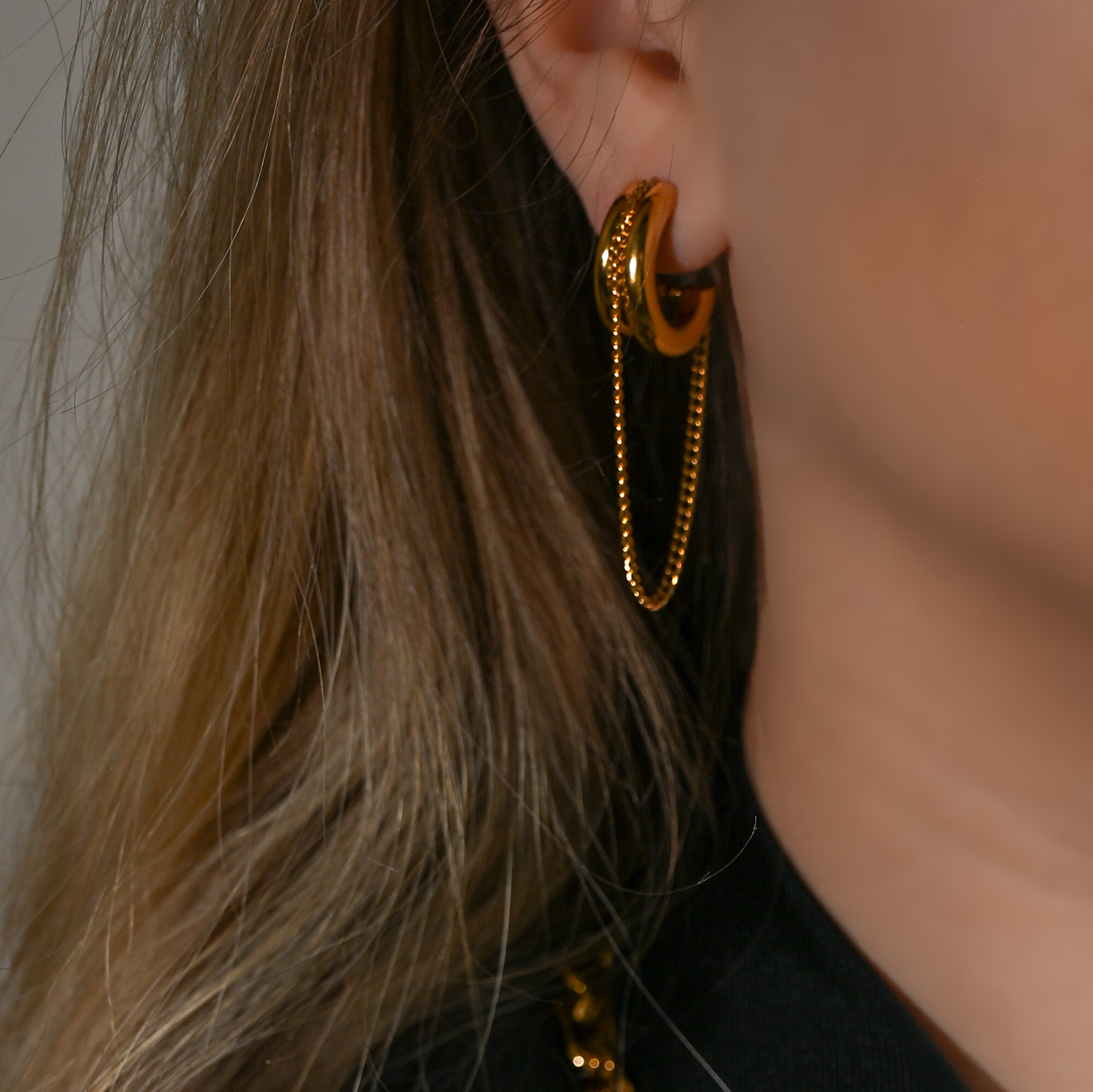 Rosa Earrings - Gold