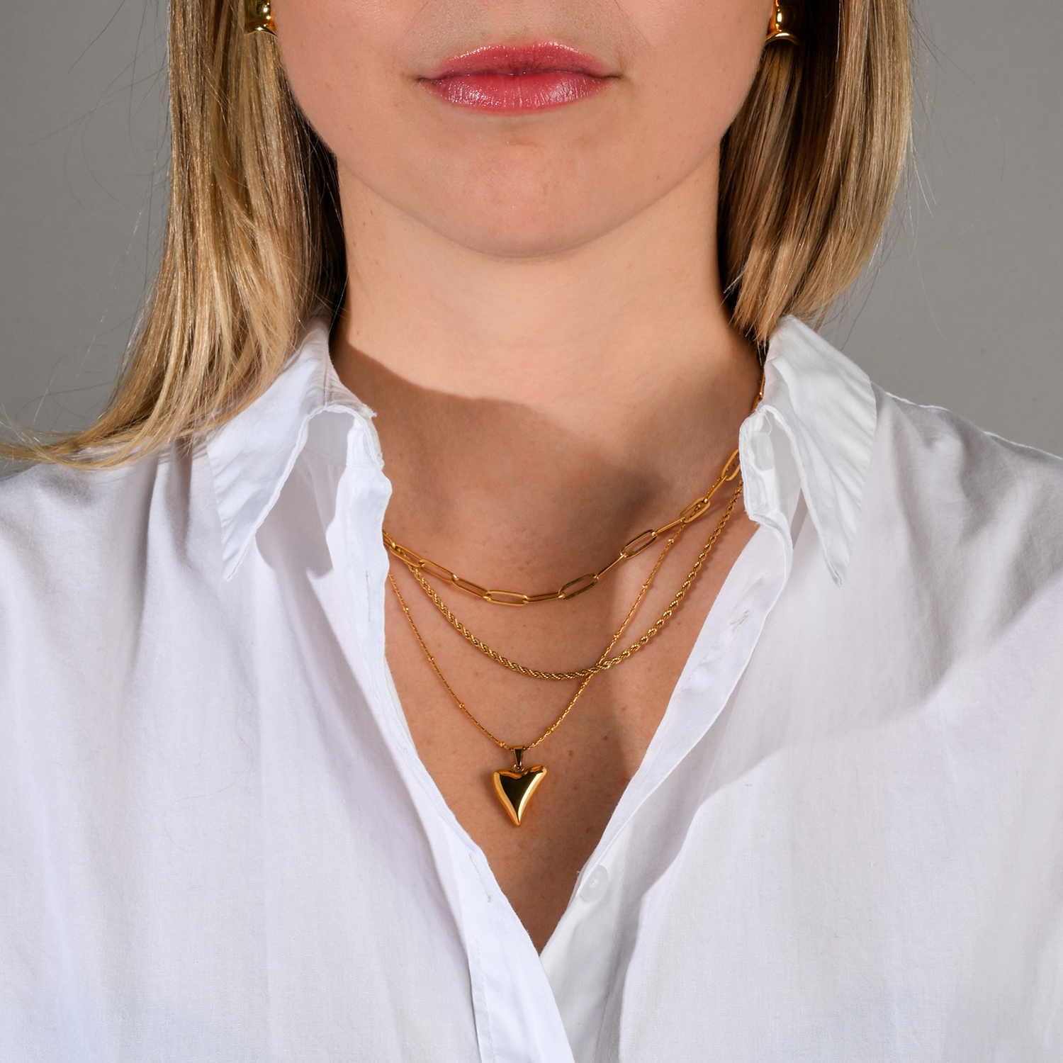 Chérie Necklace - Gold