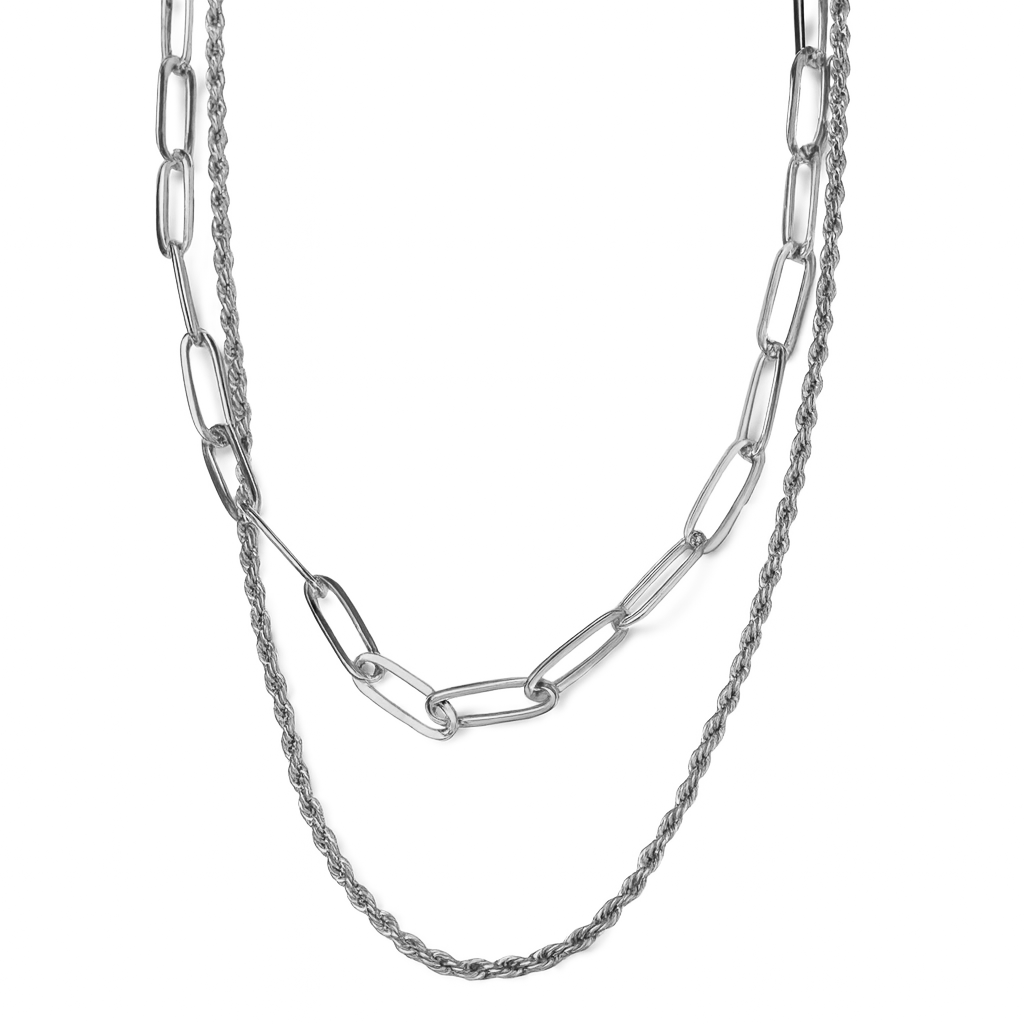 Kate Necklace - Silver