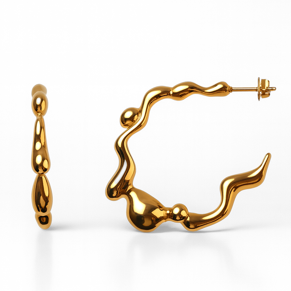 Clio Earrings - Gold