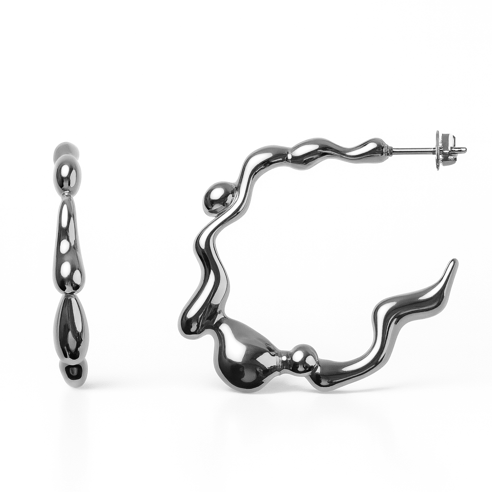 Clio Earrings - Silver