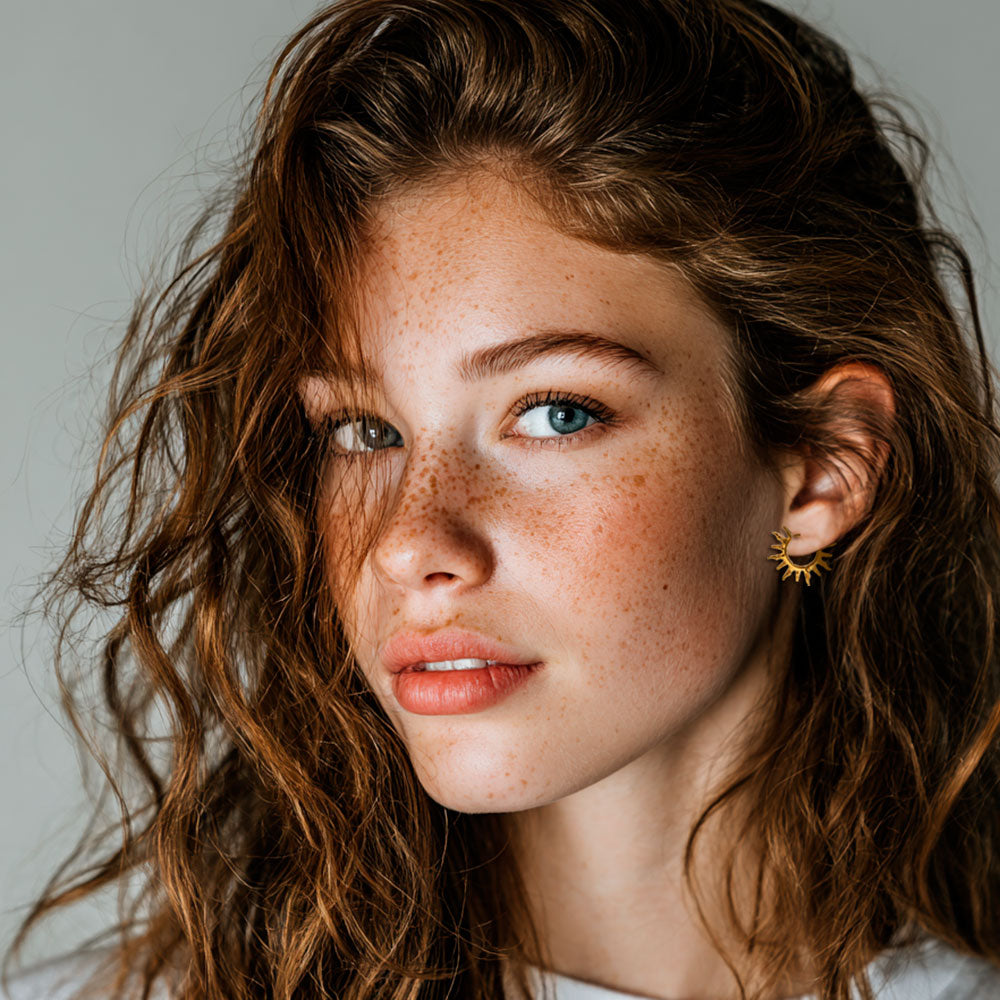 Claudie Earrings - Gold