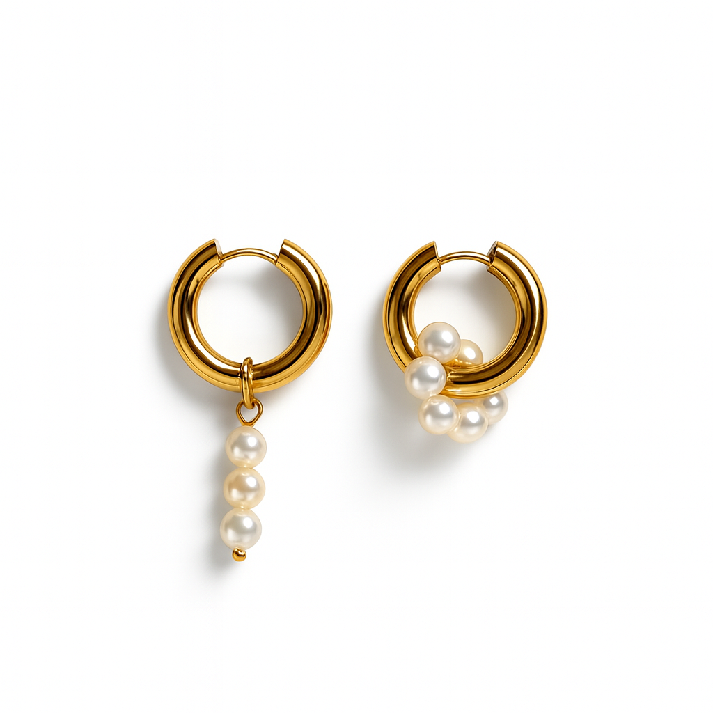 Blaise Hoop Earrings - Gold